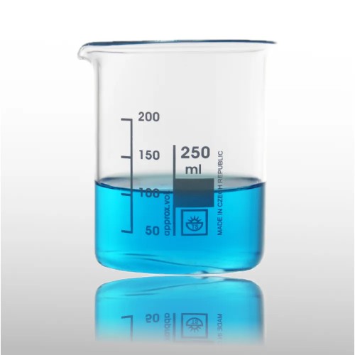 Pahar Berzelius 250 ml forma joasa din sticla Borosilicata 3.3
